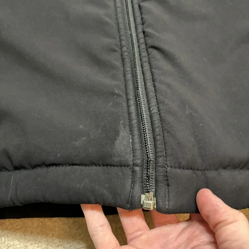 The North Face Summit Series Jacket Mens Small Black Softshell Fleece Lined‎